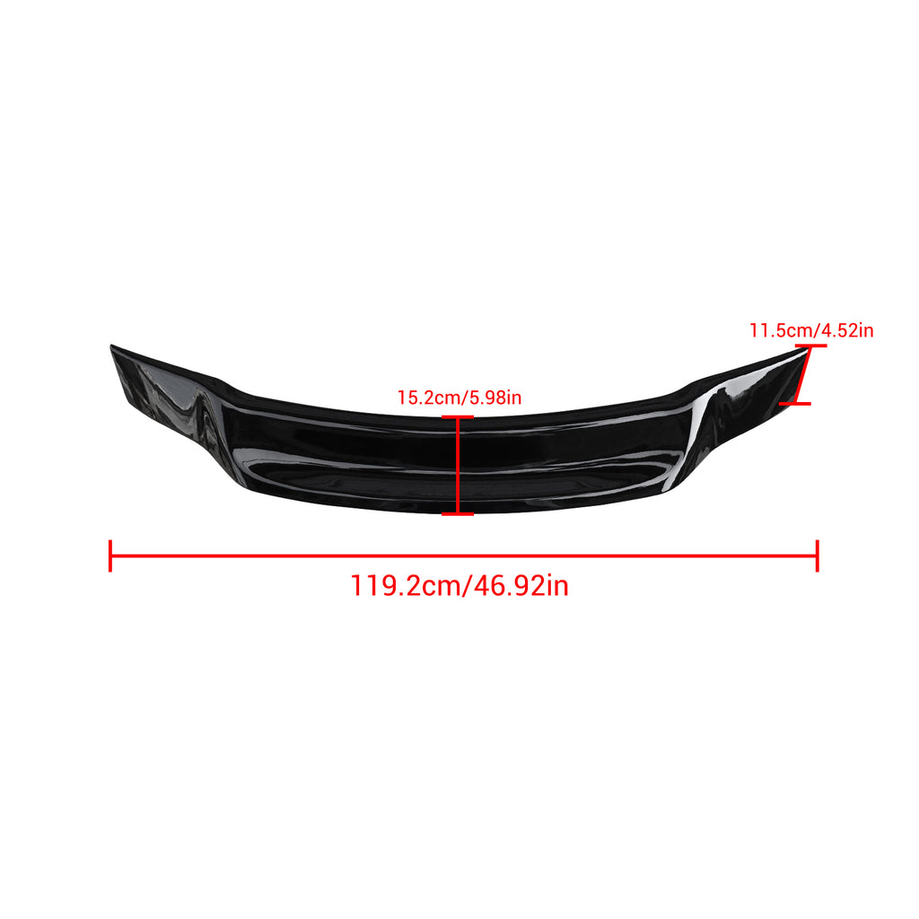 NINTE Rear Spoiler For 2006-2011 8th Honda Civic 4DR Sedan Rear Spoiler R Style ABS