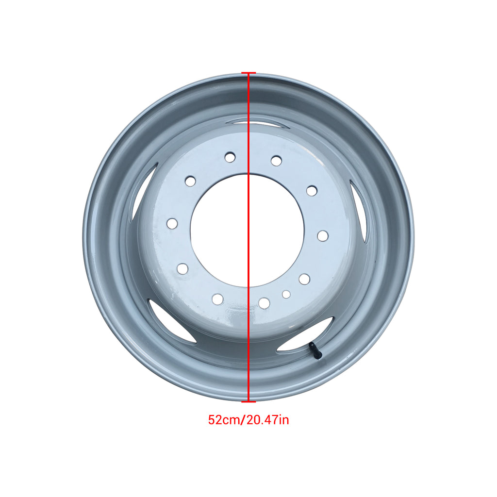 NINTE For 2008-2023 DODGE RAM 4500 5500 19.5" 10 Lug 5 Slot Dually Steel Wheel OEM Quality