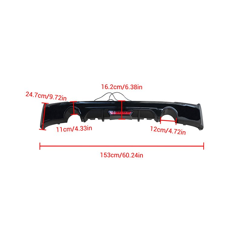 NINTE For 2015 - 2019 BMW 2 Series F22 F23 235i 240i M - Sport Rear lip Diffuser - NINTE