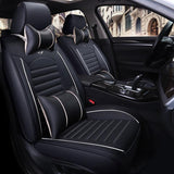 NINTE Universal PU Leather Full Set 5D 5-Seats Car Protector Cushion Seat Cover