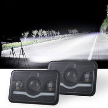 Load image into Gallery viewer, NINTE 4x6 Inches Square LED Trunk Headlights 