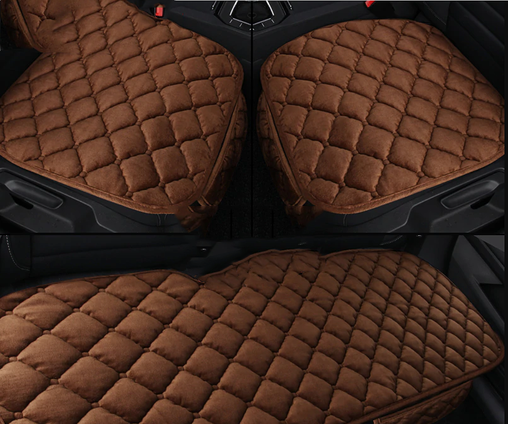 NINTE Toyota Corolla 2007-2016 Autumn Winter Seat Covers Plush Seat Cushion Chair Mat - NINTE
