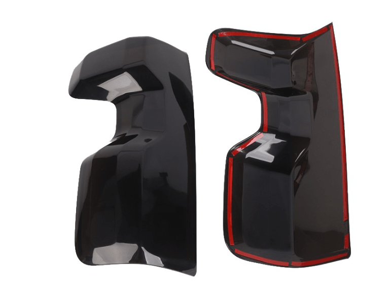 NINTE For Rear Taillight Lamp Cover Trim Accessories For Chevrolet Silverado 19+ Blackened - NINTE