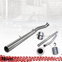 Load image into Gallery viewer, NINTE 4" 2007.5-2012 6.7 Cummins DPF Delete Race Pipe For Dodge Ram 2500/3500