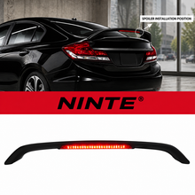 Load image into Gallery viewer, NINTE Rear Trunk Spoiler Wing Fit for Honda Civic Sedan 2012-2015 Matte Black with Integrated LED