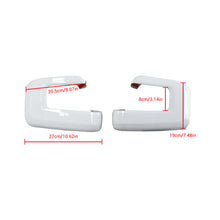 Cargar imagen en el visor de la galería, NINTE Mirror Covers For 2021-2024 Ford F-150 without Turn Signal Hole WHITE