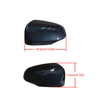 画像をギャラリービューアに読み込む, NINTE Toyota Camry 2018-2020 Carbon Fiber&amp; Chrome Side Door Rear View Mirror Covers - NINTE