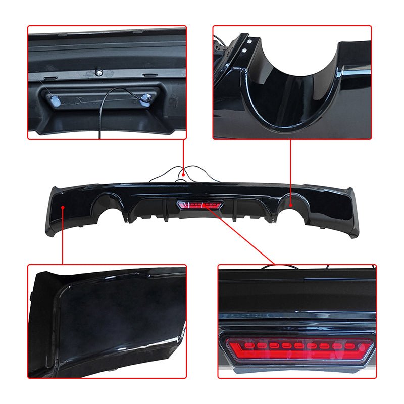 NINTE For 2015 - 2019 BMW 2 Series F22 F23 235i 240i M - Sport Rear lip Diffuser - NINTE