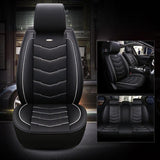 NINTE Universal Seat Cover For 5 Seats Vehilces Luxury Leather Style Full Set