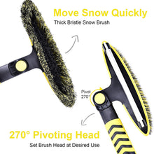 Load image into Gallery viewer, NINTE Ice Scraper for Car Windshield 34&quot; to 41.5&quot;Extendable Snow Brush