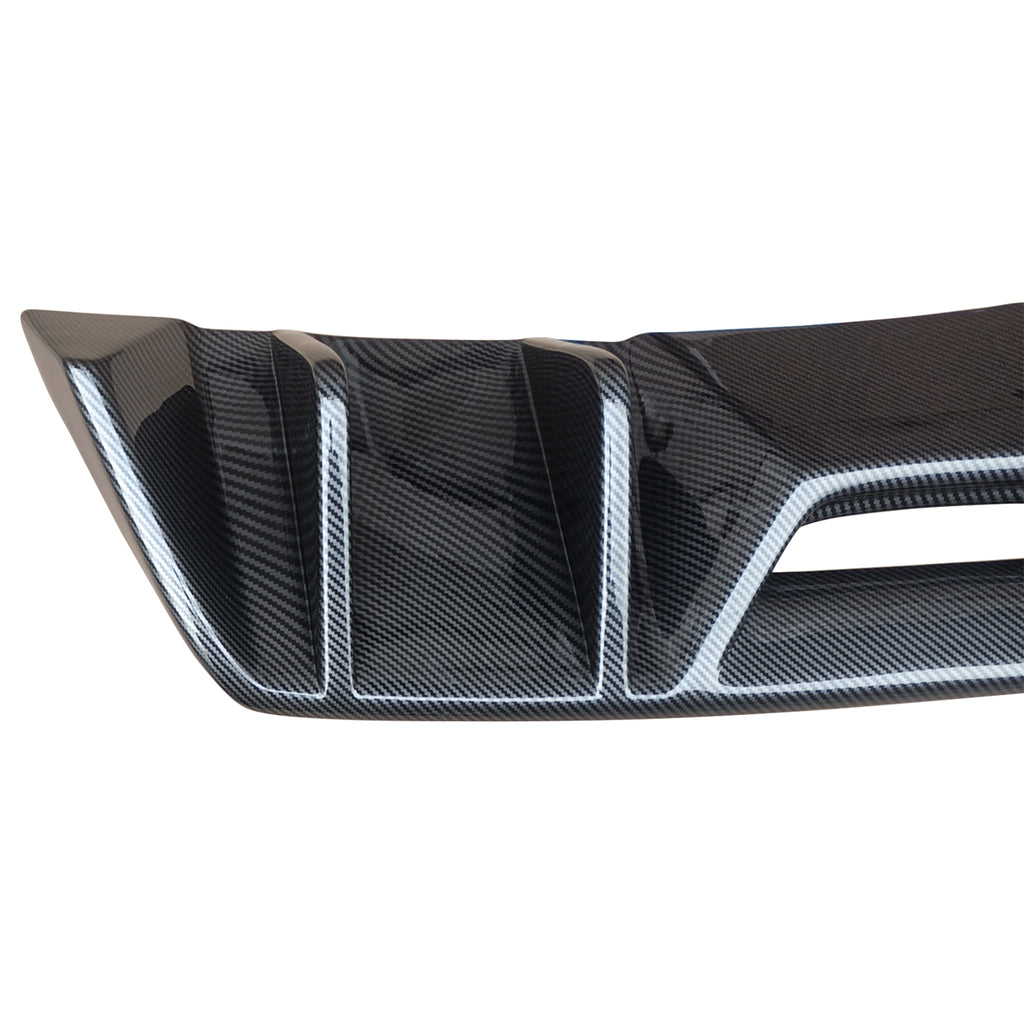 NINTE For 2015-2017 Ford Mustang Rear Diffuser Rear Bumper Lip HN Style