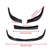 Cargar imagen en el visor de la galería, NINTE For 2005-2013 Corvette C6 Base Front Lip Splitter ZR1 Style Carbon Fiber Look