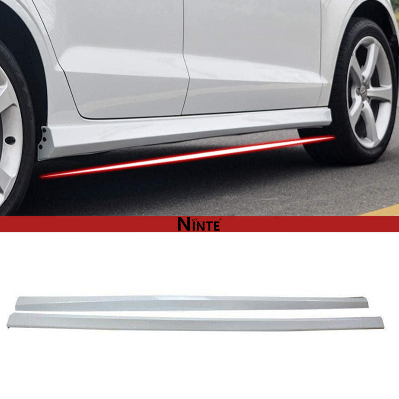 NINTE Side Skirts For 2013-2020 Audi A3 Sedan 4DR Side Extension Lips
