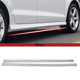 NINTE Side Skirts For 2013-2020 Audi A3 Sedan 4DR Side Extension Lips