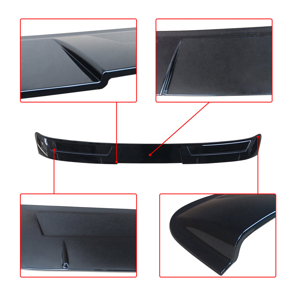 NINTE Gloss Black Roof Spoiler For 2018-2025 Toyota Camry M Style 