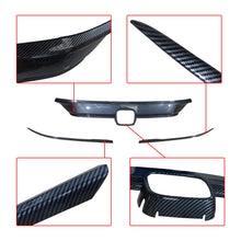 画像をギャラリービューアに読み込む, NINTE For 2022-2024 Honda Civic 11th Gen Front Hood Bonnet Cover Trim Compatible with  Carbon Fiber Style