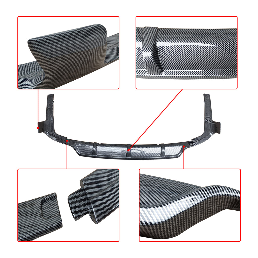 NINTE For 2019-2025 BMW X7 G07 M Sport Rear Bumper Diffuser lip ABS