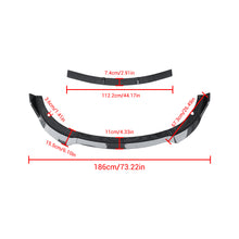 Load image into Gallery viewer, NINTE For 2015-2023 Dodge Charger SRT Scat Pack Front Lip Front Bumper Splitter 4 PCs