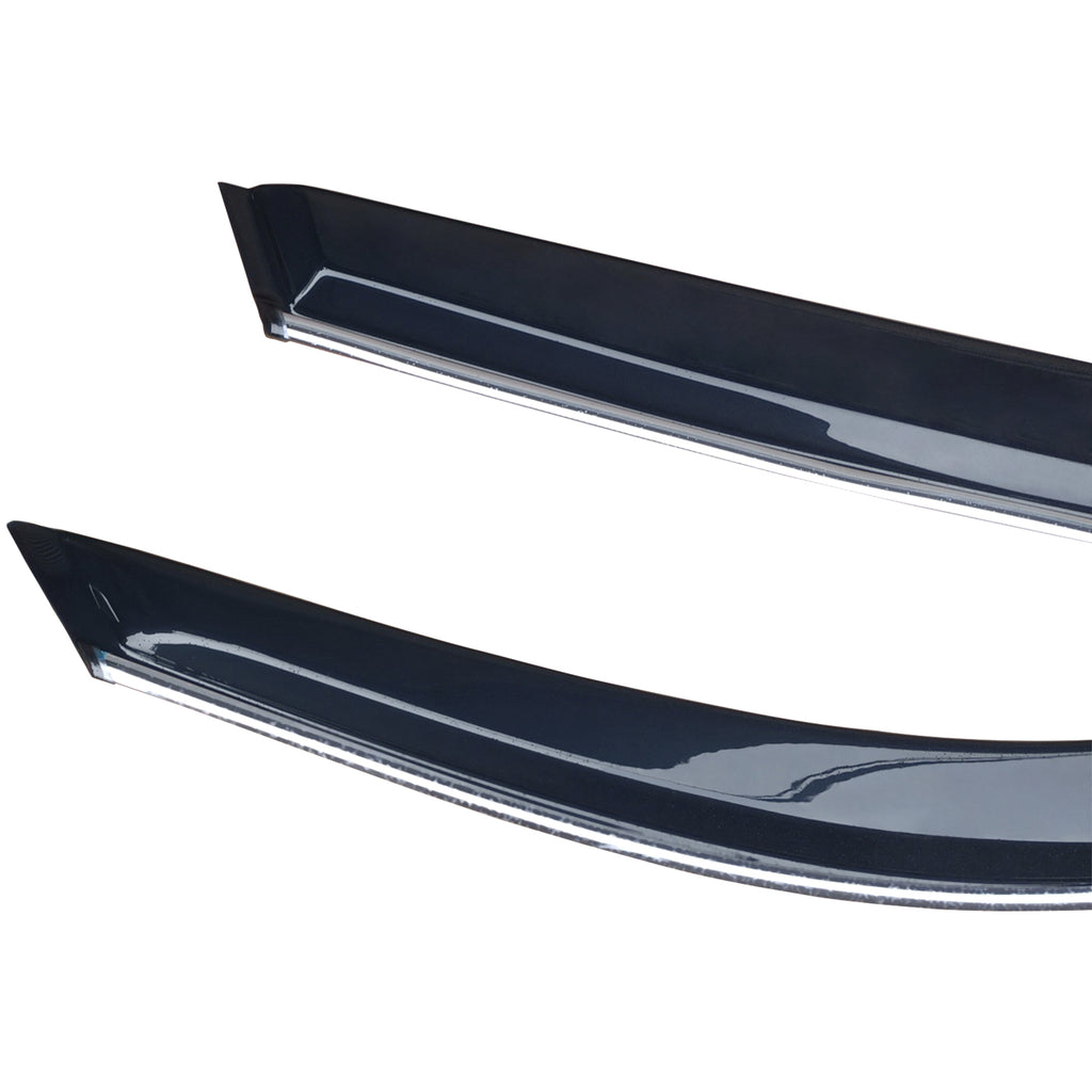 NINTE  For 2023-2024 HONDA CR-V CRVPremuim chrome trim window visor rain guard W/clip