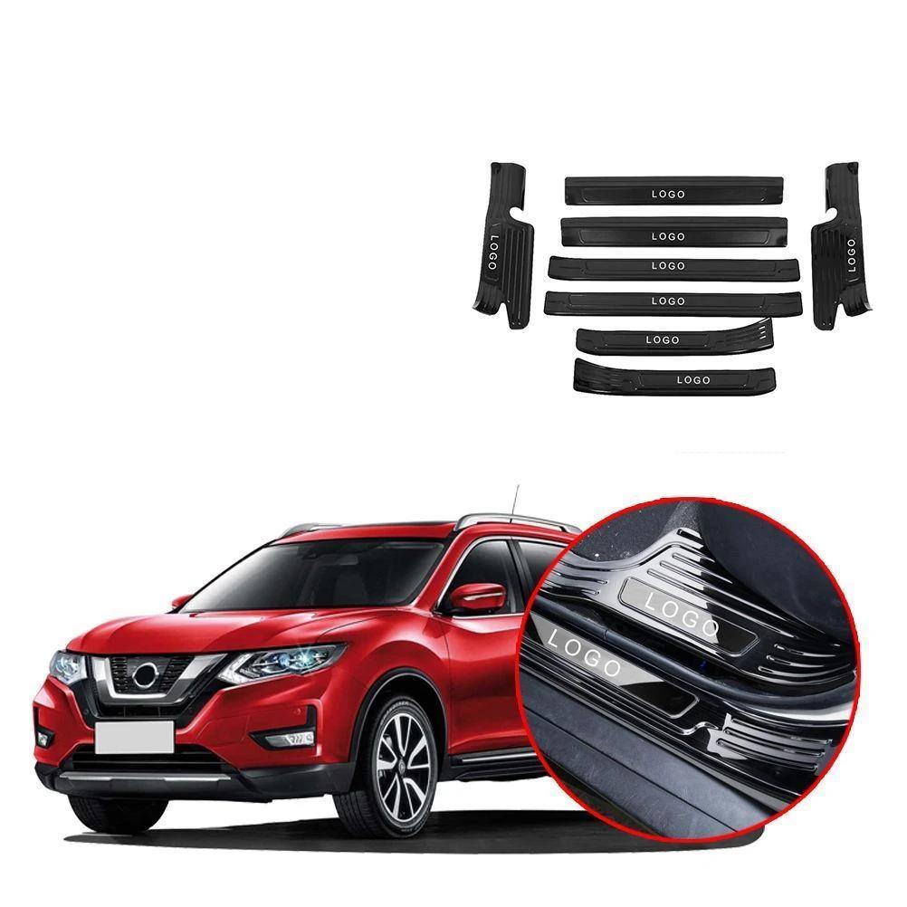 NINTE Nissan Rogue X-trail 2017-2019 Threshold bar Stainless Steel Rogue Rear Bumper Protector Sill - NINTE