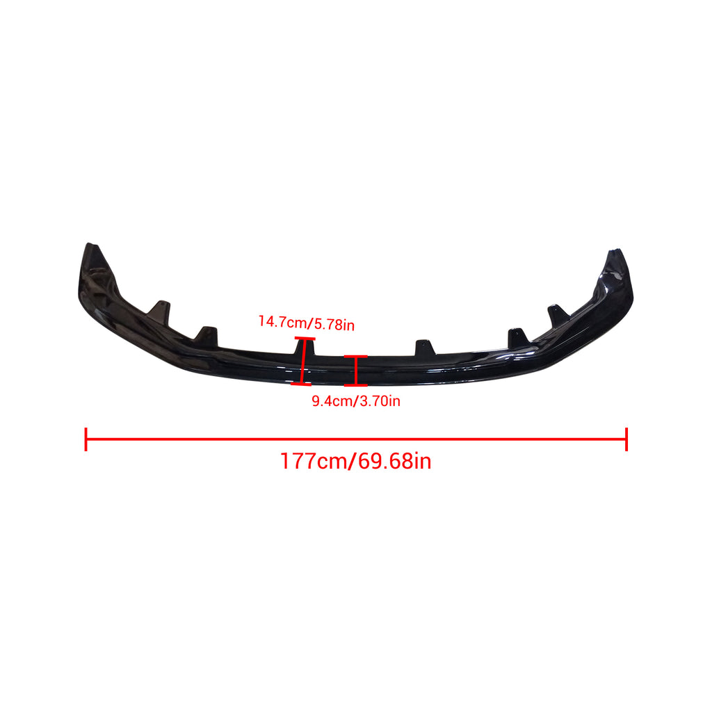 NINTE For 2014-2016 Lexus IS250 IS300 IS350 F Sport Front Bumper Lip Spoiler Splitter