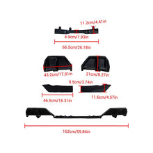 Load image into Gallery viewer, NINTE Rear Diffuser For 2025+ BMW X3 G45 M Sport Bumper Lip Gloss Black - NINTE