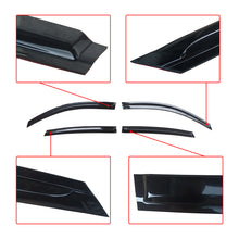 画像をギャラリービューアに読み込む, NINTE For 2018-2022 HONDA ACCORD Clip-on Black Trim Window Visor Rain Guard Deflector