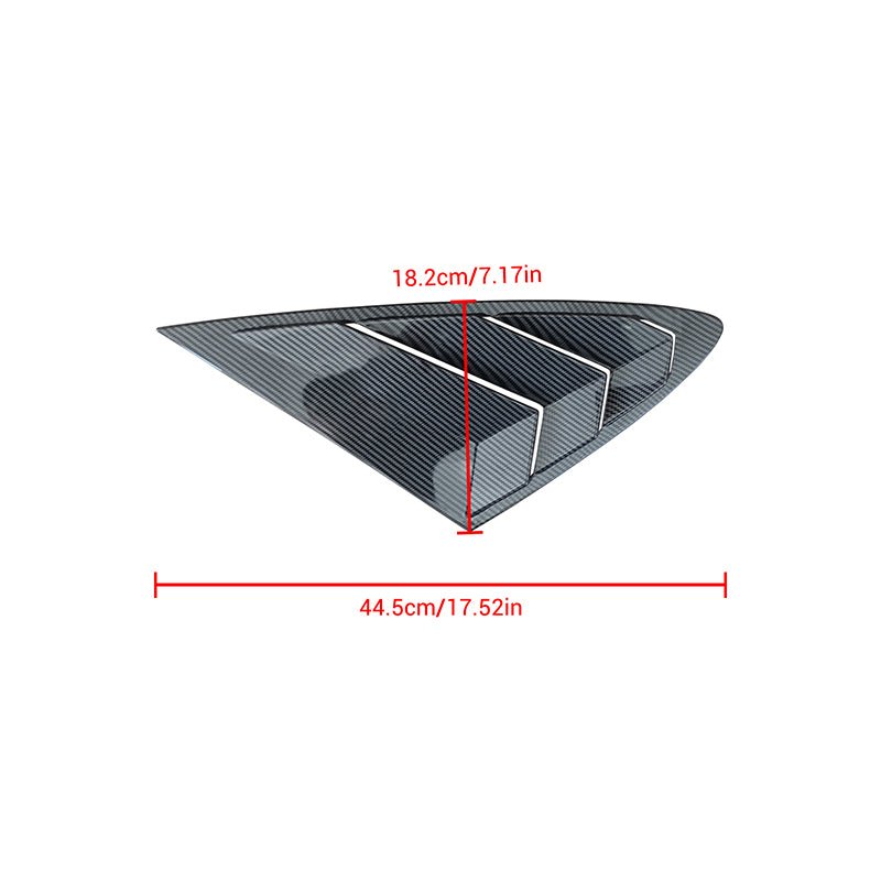 NINTE Rear Side Vent Window Louver Trim For 2020 - 2023 Hyundai Sonata DN8 - NINTE