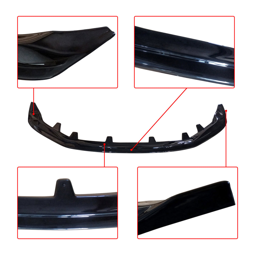 NINTE For 2014-2016 Lexus IS250 IS300 IS350 F Sport Front Bumper Lip Spoiler Splitter