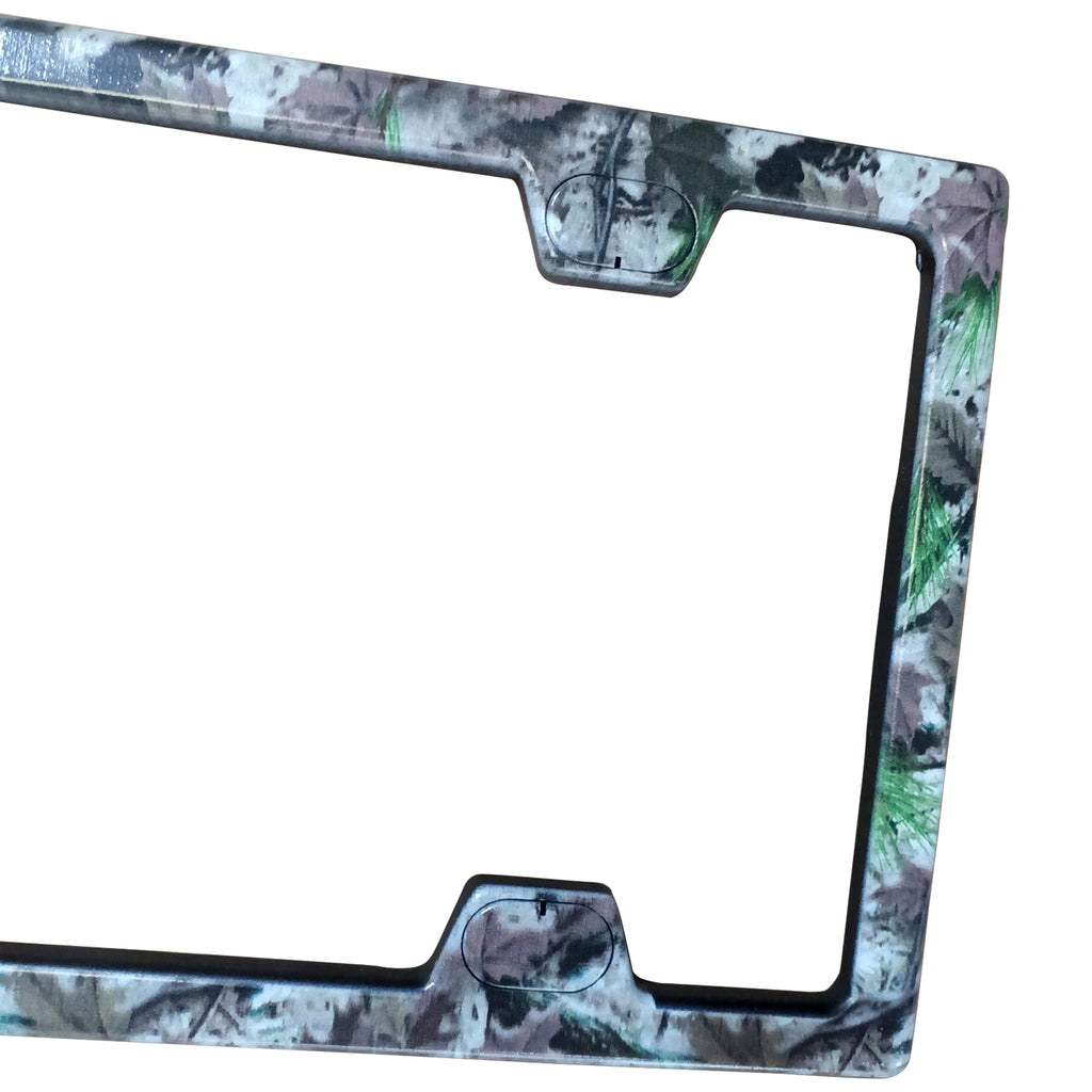 NINTE License Plate Frame Cover Universal Fit Plain Style