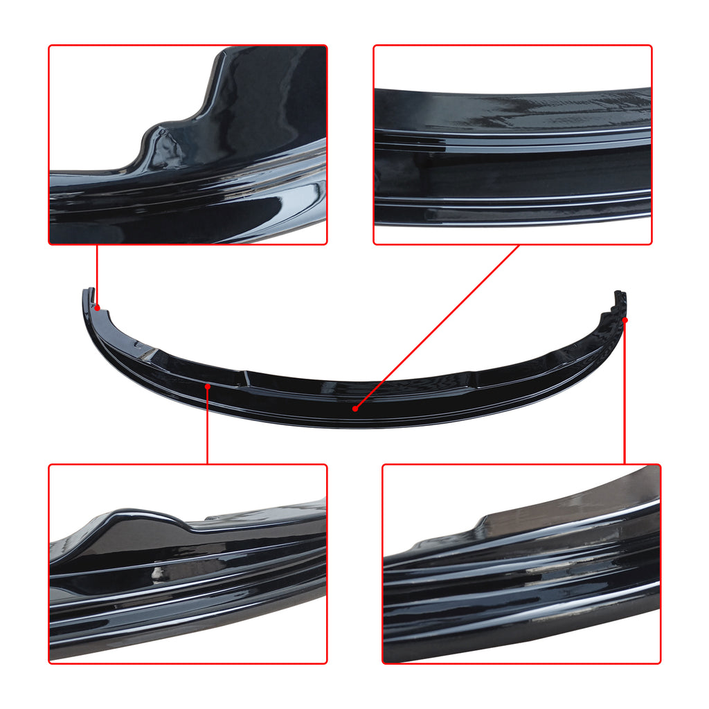 NINTE For 2009-2012 BMW 3 Series E90 E91 328i 335i Facelift Front Lip ABS Painted