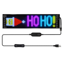 Load image into Gallery viewer, NINTE Scrolling Bright Advertising LED Signs Bluetooth App Control Custom Text Pattern Animation Programmable LED Display for Store Car Bar Hotel
