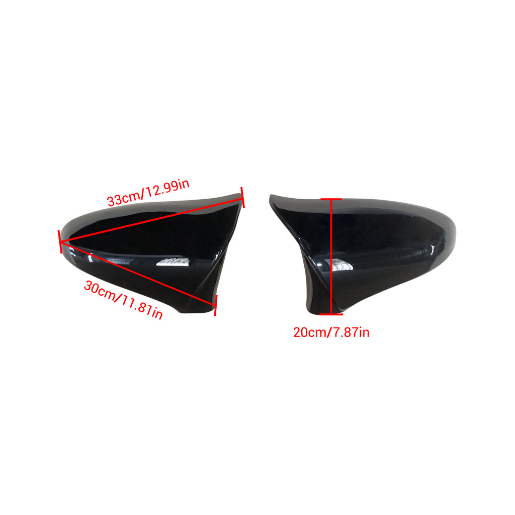 For 2014-2020 LEXUS IS200t IS300 IS350 M Style Side Mirror Cover Overlay Gloss Black