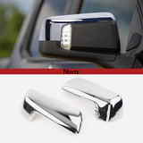 NINTE Top Half Mirror Covers For 2019-2025 Chevy Silverado&GMC Sierra 1500