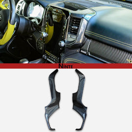 NINTE Navigation Screen Side Cover Trim for 2019 - 2026 Dodge Ram 1500 2500 3500 - NINTE