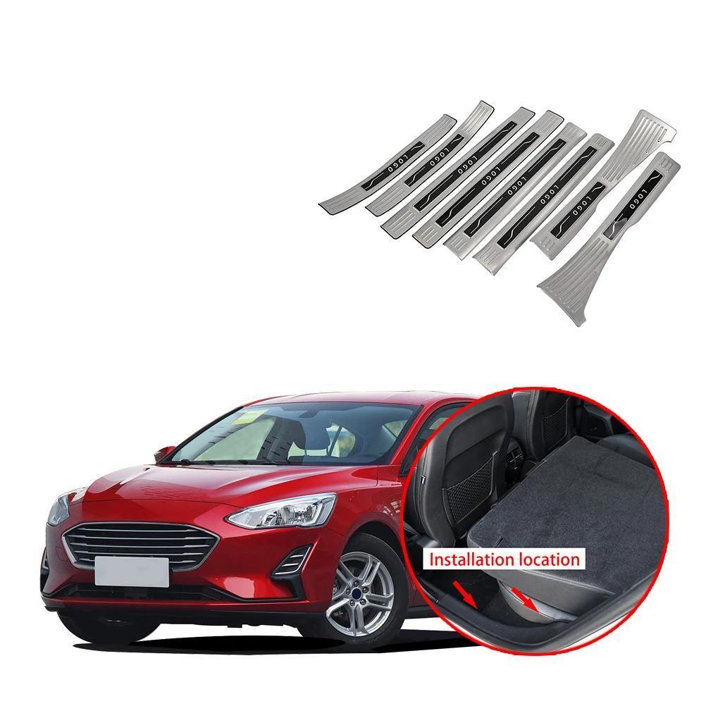 Ninte Ford Focus Focus 4 MK4 2019-2020 Scuff Plate Door Sill Protection - NINTE