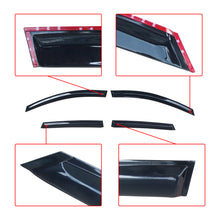 Cargar imagen en el visor de la galería, NINTE FOR 2017-2022 NISSAN ROGUE SPORT CHROME TRIM WINDOW VISOR RAIN GUARD DEFLECTOR