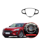 Ninte Steer Wheel Cover For Ford Focus 2019-2020 ABS Interior Trims Stickers