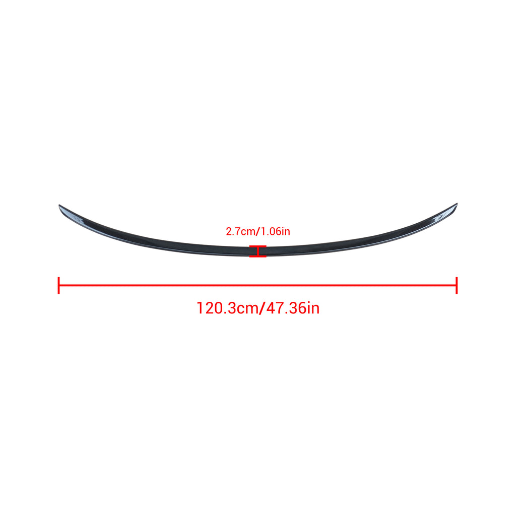 NINTE For 2019-2024 BMW 3-Series G20 G80 M3  Rear Spoiler ABS Carbon Fiber Look Trunk Spoiler Wing