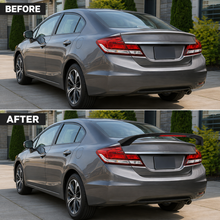 Load image into Gallery viewer, NINTE Rear Trunk Spoiler Wing Fit for Honda Civic Sedan 2012-2015 Matte Black with Integrated LED