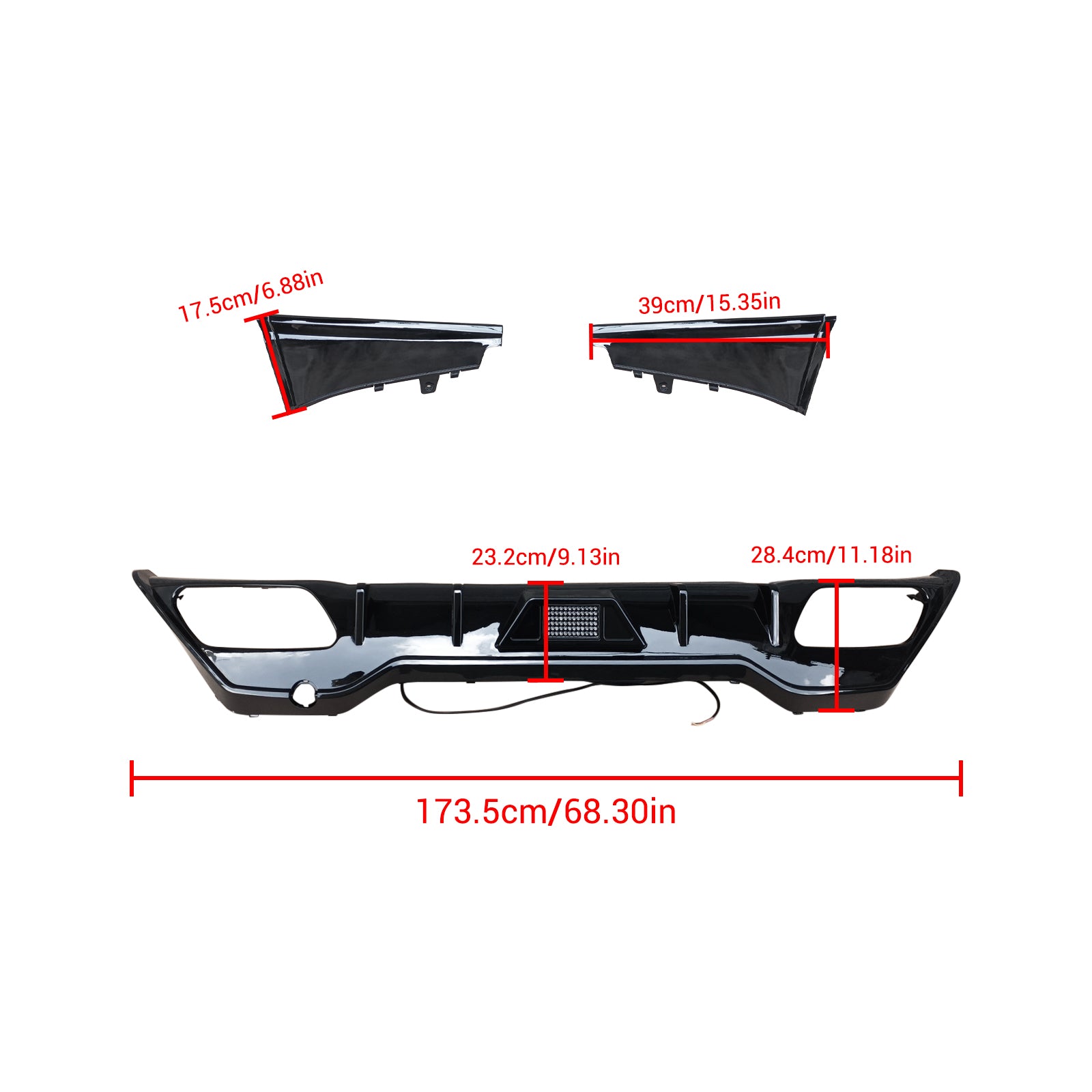 NINTE For 2019-2022 BMW 3 Series G20 M Sport 330i M340i Rear Diffuser ...