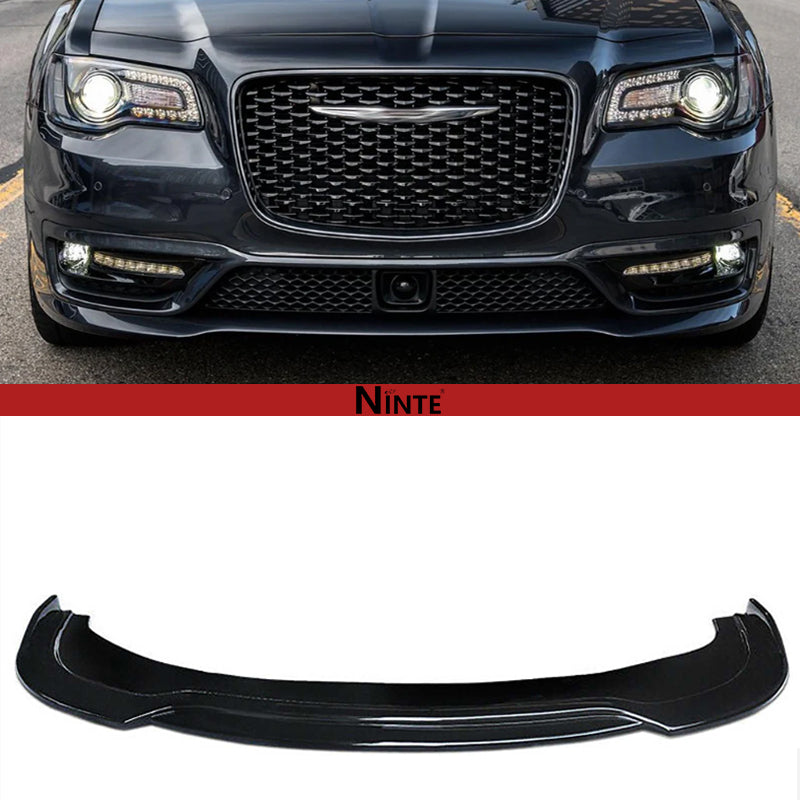 NINTE Front Bumper Lip for Chrysler 300 300C 300S SRT 2015-2023 1 Piece Style Front Spoiler Splitter