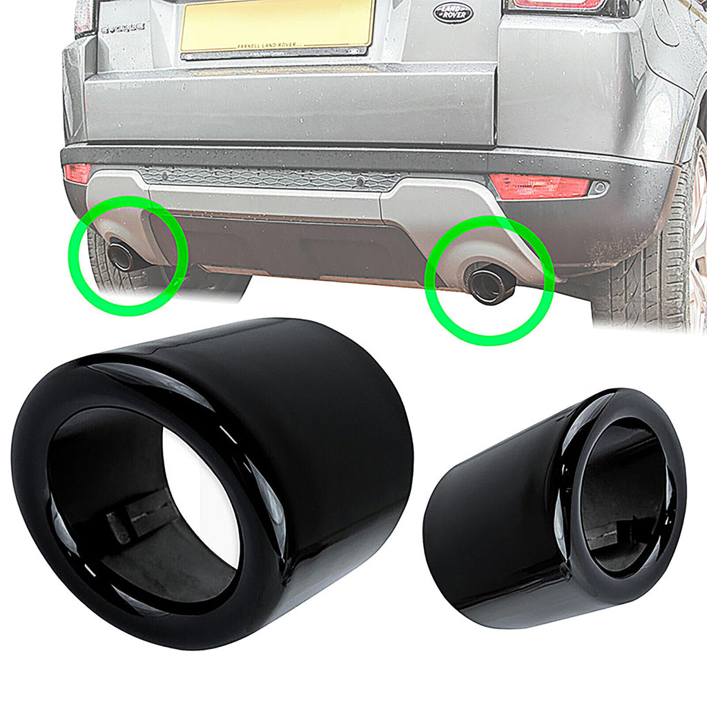 NINTE Exhaust Tips For 2011-2020 Range Rover Evoque Pure & Prestige 2.95" Tailpipe