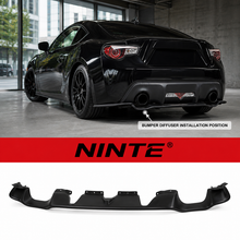 Cargar imagen en el visor de la galería, NINTE Rear Bumper Diffuser Lip Splitter Fit for Scion FR-S Toyota 86 Subaru BRZ 2013-2020 Sport Style