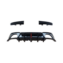 Charger l&#39;image dans la galerie, NINTE For 2019-2022 BMW G20 3 Series Rear Diffuser W/ LED Light NINTE Style Gloss Black