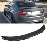 NINTE Rear Spoiler Fits for 2014-2018 BMW 2 Series F22 M235i M240i F87 M2 Carbon Fiber PSM Style Trunk Spoiler Wing