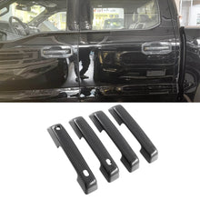 Charger l&#39;image dans la galerie, NINTE For 21-24 Ford F150 Bronco Door Handle Covers Overlay With Smart Key Holes Carbon Fiber Look