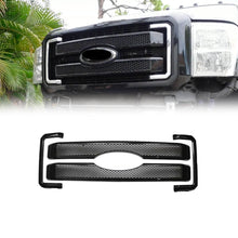 Load image into Gallery viewer, NINTE Grille Covers for 2011-2016 Ford F-250 F-350 F-450 F-550 Super Duty - ABS Front Bumper Hood Grill Cover - 4pcs（NOT the Replacement）