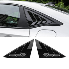 Load image into Gallery viewer, Ninte rear window louver vent cover for 11th civic sedan gloss black