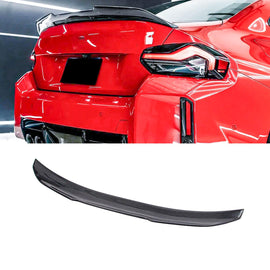 NINTE For 2022 - 2025 BMW 2 Series Coupe G42 G87 M2 220i 230i M240i Real Carbon Fiber Rear Spoiler PSM Style - NINTE